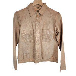 Bano eeMee Collared Leather Shirt